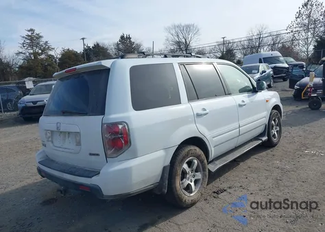 2007 Honda Pilot Ex-L из США, поврежденный, VIN 5FNYF18527B030622